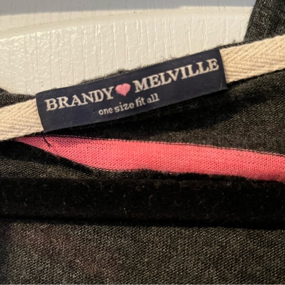 Brandy Melville Lightweight Striped Hoodie - Picture 3 of 4